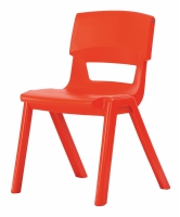 Krippen Kindergarten Polypropylen Stapelstuhl 26 cm rot