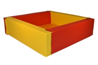 Bällebad Bällchenpools 120 x 40 x 120 cm inkl. Bodenmatte