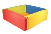 Bällebad Bällchenpools 120 x 40 x 120 cm inkl. Bodenmatte