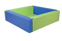 Bällebad Bällchenpools 120 x 40 x 120 cm inkl. Bodenmatte