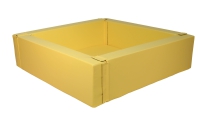 Bällebad Bällchenpools 120 x 40 x 120 cm inkl. Bodenmatte