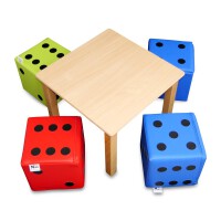 Sitzwürfel Play + Spieltisch 60 cm