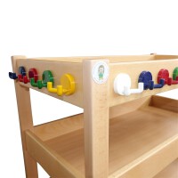 XXL Taschenwagen aus Massivholz für 28 Kinder