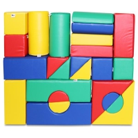 26-tlg. XXL Sport Bewegungsbausteine mit Turnmatte