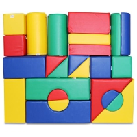 26-tlg. XXL Sport Bewegungsbausteine mit Turnmatte