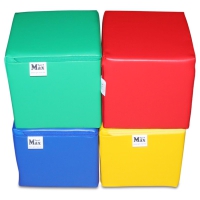 XXL Sitzhocker Quader Kindergartensitzsteine 4-tlg.