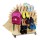 Kindergartenfoyer Set Rucksack Taschenständer mit Stiefeligel