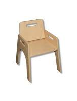 Kleinkindstuhl mit Armlehnen + 1 x Quadrattisch 60 x 60 cm