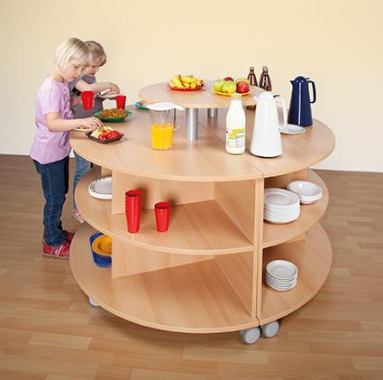 Frühstücksbuffetwagen Insel