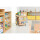 Bücherregal auf Rollen