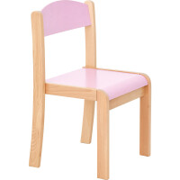 Krippen Kindergartenstuhl Stapelholzstuhl 26 cm Pastelfarben