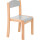 Krippen Kindergartenstuhl Stapelholzstuhl 26 cm Pastelfarben