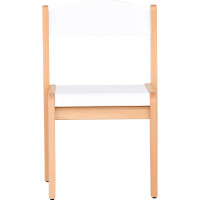 Kindergartenstuhl Stapelholzstuhl 34/35 cm Pastelfarben