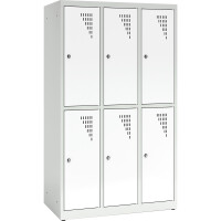 Kindergarten Grundschule Fächerschrank mit Zusatzablage 150 cm 3 x 2 Fächer