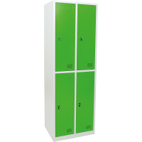 Metallspind Fächerschrank mit Zusatzablage 180 cm 2...