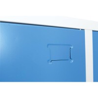 Metallspind Fächerschrank 180 cm 3 x 2 Fächer