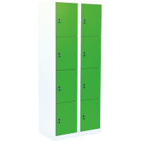 Schließfachschrank mit 8 Fächern