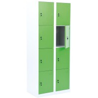Schließfachschrank mit 8 Fächern