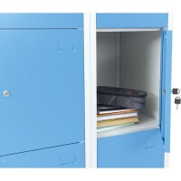 Schließfachschrank mit 8 Fächern