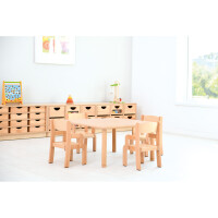 Krippen Kindergartenstuhl mit Armlehnen 26 cm