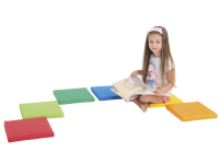 Sitzkissen quadratisch 40x40 cm 10 er Satz mit Antirutschboden