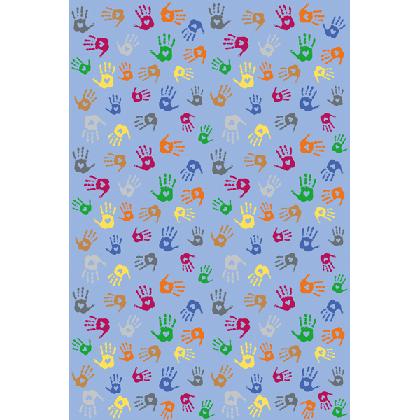 Spielteppich Hände Rechteck 300 x 200 cm
