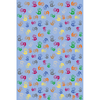 Spielteppich Hände Rechteck 300 x 200 cm