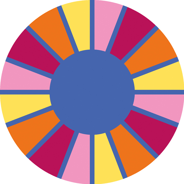 Spielteppich Segment rund Ø 200 cm für Kindergarten & Kitas