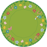 Spielteppich Blumenwiese Ø 200 cm