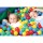 Viertelkreis-Ballbad groß 200 x 50 cm mit Bodenmatte inkl. Bälle