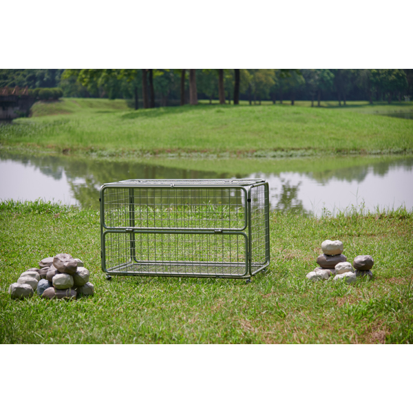 Abschließbarer Metall Gitterwagen