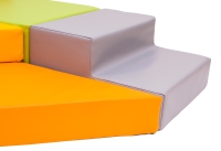 Ecktreppepodest aus Schaumstoff 8-tlg.