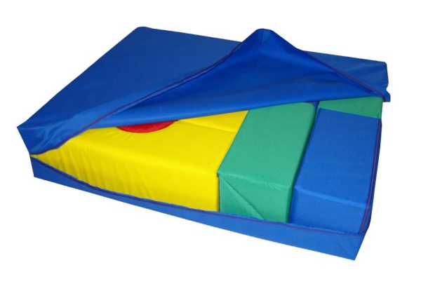 23-tlg XXL Sport Bewegungsbausteine mit Turnmatte.